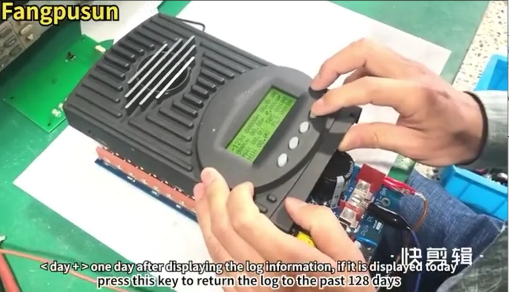 Mppt Charge Controller Fm80 View History Operation Instructions