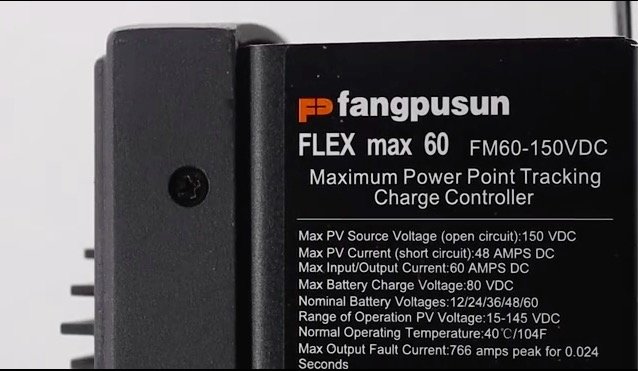 PRODUCTOS FANGPUSUN PHOTOVOLTAIC SERIES PRODUCTOS MPPT Controlador de carga solar, Flexmax MPPT60 Introducción del producto