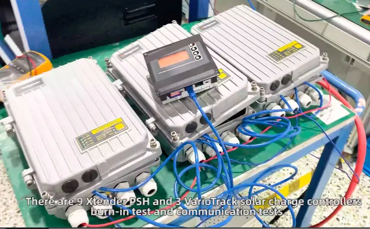 Xtalent PSH and MPPT Solar Charge Controller communication test